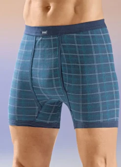 Viererpack Unterhosen mit Karodessin