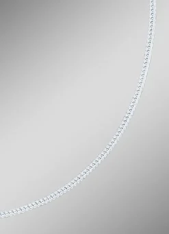 Vierkant-Fuchsschwanzkette aus Silber