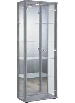 Vitrine, 2-türig, mit LED-Beleuchtung