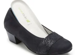 Waldläufer, bequeme Damen-Pumps, Weite K, mit herausnehmbarem Fußbett