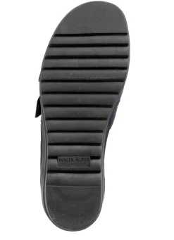 Waldläufer, bequeme Damen-Sandalen, Weite H, mit herausnehmbarem Fußbett