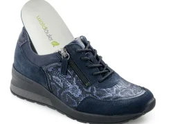 Waldläufer, bequeme Damen-Schnürschuhe, Weite H, mit herausnehmbarem Fußbett