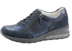 Waldläufer, bequeme Damen-Schnürschuhe, Weite H, mit herausnehmbarem Fußbett