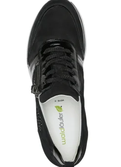 Waldläufer, bequeme Damen-Schnürschuhe, Weite H, mit herausnehmbarem Fußbett