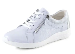 Waldläufer, bequeme Damen-Schnürschuhe, Weite K, mit herausnehmbarem Fußbett