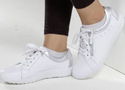 Waldläufer, bequeme Damen-Schnürschuhe, Weite K, mit herausnehmbarem Fußbett