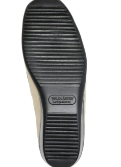 Waldläufer, bequeme Damen-Slipper, Weite H, mit herausnehmbarem Fußbett