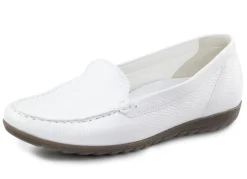 Waldläufer, bequeme Damen-Slipper, Weite H, mit herausnehmbarem Fußbett
