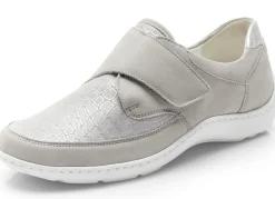 Waldläufer, bequeme Damen-Slipper, Weite H, mit herausnehmbarem Fußbett