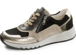 Waldläufer, bequeme Damen-Sneaker, Weite H, mit herausnehmbarem Fußbett