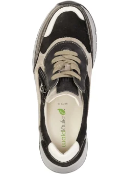 Waldläufer, bequeme Damen-Sneaker, Weite H, mit herausnehmbarem Fußbett