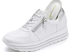 Waldläufer, bequeme Damen-Sneaker, Weite H, mit herausnehmbarem Fußbett