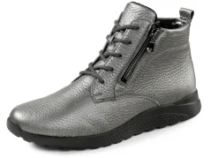 Waldläufer, bequeme Damen-Stiefeletten, Winterschuhe, Weite H, aus Hirschleder