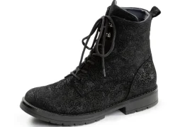 Waldläufer, bequeme Damen-Stiefeletten, Weite G, mit herausnehmbarem Fußbett