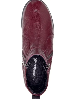 Waldläufer, bequeme Damen-Stiefeletten, Weite H, aus Hirschleder