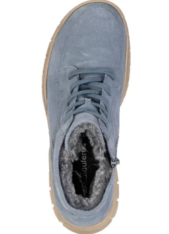 Waldläufer, gefütterte Damen-Stiefeletten, Winterschuhe, Weite H, mit herausnehmbarem Fußbett