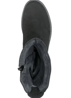 Waldläufer, gefütterte Damen-Stiefel, Winterschuhe, Weite H, mit Lammfell