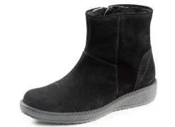 Waldläufer, gefütterte Damen-Boots, Winterschuhe, Weite H, mit Lammfell