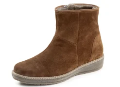 Waldläufer, gefütterte Damen-Boots, Winterschuhe, Weite H, mit Lammfell