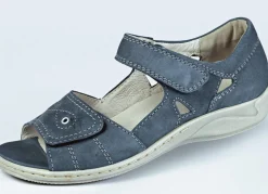 Waldläufer Sandale mit komfortablem Klettverschluss
