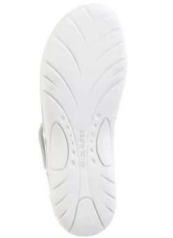 Waldläufer Sandale mit Metallschmuck mit Glitzersteinchen