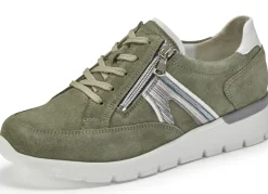 Waldläufer Schnürschuh aus interessantem Materialmix