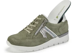 Waldläufer Schnürschuh aus interessantem Materialmix