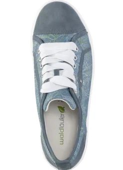 Waldläufer Schnür-Sneaker mit verspieltem Druck