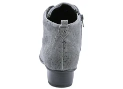 Waldläufer Schnür-Stiefelette mit floraler Prägung