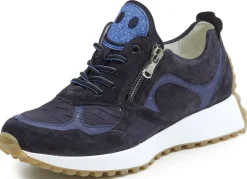 Waldläufer Sneaker mit frecher Glitzer-Applikation