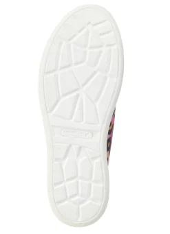 Waldläufer Sneaker mit Streuglitzer und Leo-Druck