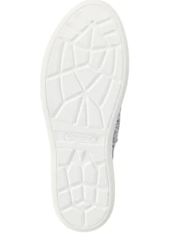 Waldläufer Sneaker mit Streuglitzer und Leo-Druck