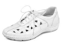 Waldläufer, sommerliche Damen-Schnürschuhe, Weite H, mit herausnehmbarem Fußbett