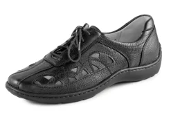Waldläufer, sommerliche Damen-Schnürschuhe, Weite H, mit herausnehmbarem Fußbett