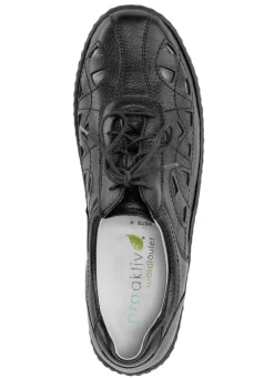 Waldläufer, sommerliche Damen-Schnürschuhe, Weite H, mit herausnehmbarem Fußbett