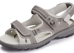 Waldläufer, sportliche Damen-Sandalen, Weite H, mit herausnehmbarem Fußbett