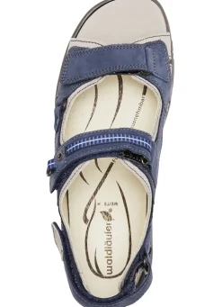 Waldläufer, sportliche Damen-Sandalen, Weite H, mit herausnehmbarem Fußbett