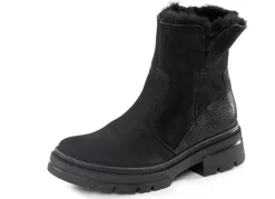 Waldläufer Stiefelette aus Rind-Nubukleder