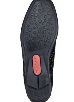 Waldläufer, stilvolle Damen-Slipper, Weite H, mit herausnehmbarem Fußbett