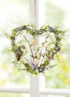 Wandherz in frühlingshafter Farbkombination