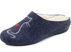 Warme Damen-Hausschuhe, mit Wolle