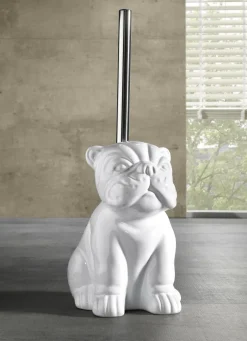 WC-Garnitur im Hunde-Design