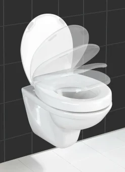 WC-Sitz mit Sitzflächenerhöhung