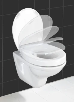 WC-Sitz mit Sitzflächenerhöhung