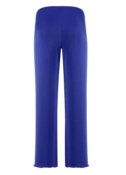 Weich fließende, 7/8-lange Hose