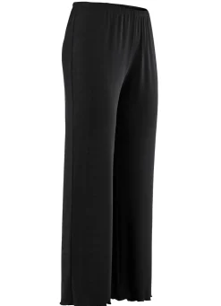 Weich fließende, 7/8-lange Hose