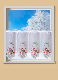 Weihnachtlicher Kurzstore mit hochwertiger Stickerei