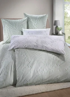 Wendebettwäsche-Garnitur aus 100% Baumwolle