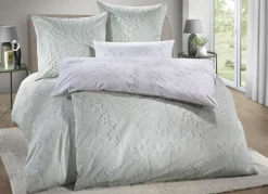 Wendebettwäsche-Garnitur aus 100% Baumwolle