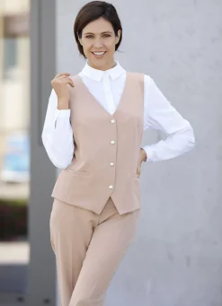 Weste mit Paspeltaschen